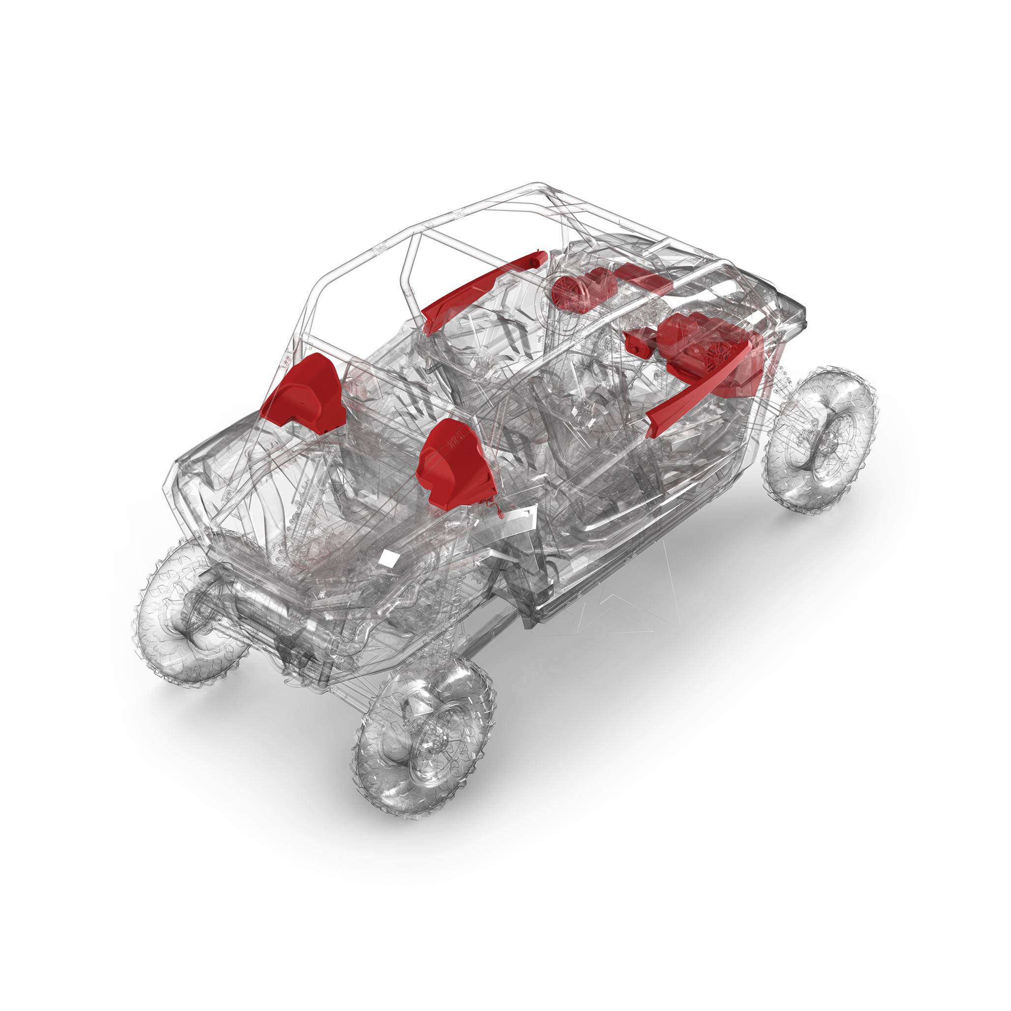 3D View of RZR24XP-STG6 Component Location in RZR